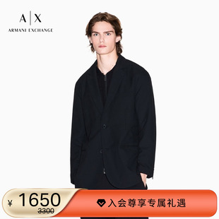 EXCHANGE 平驳领单排扣休闲西装 阿玛尼冬季 男士 外套 新款 ARMANI