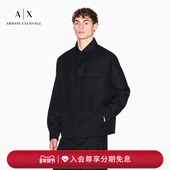 短款 ARMANI 翻领轻薄按扣棉服外套 新款 男士 EXCHANGE 阿玛尼春季