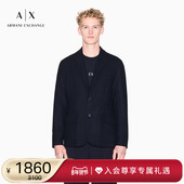 平驳领单排扣休闲西装 ARMANI 外套 新款 男士 EXCHANGE 阿玛尼冬季