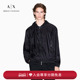 ARMANI 户外运动满印飞行员夹克外套 男士 EXCHANGE 阿玛尼秋冬新款