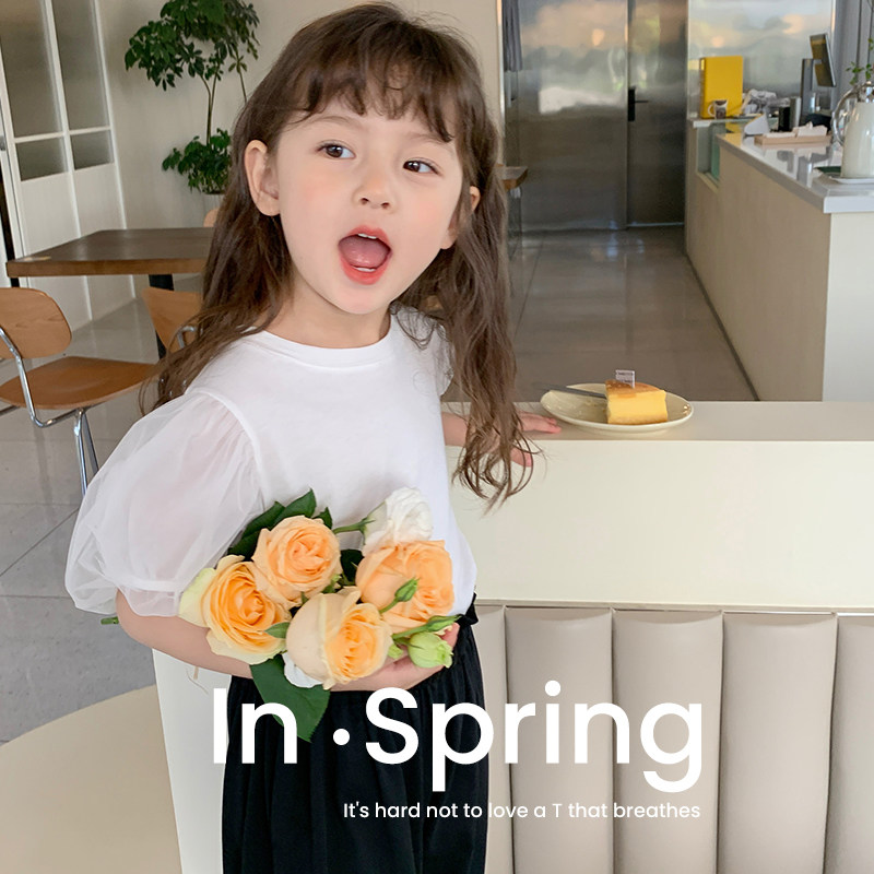 小黑托昵女童短袖T恤童装夏2025新款儿童纯棉打底衫宝宝夏上衣,童装/婴儿装/亲子装,T恤,淘宝优惠券,粉丝福利购,淘宝优惠卷