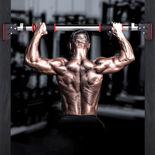 室内健身器材免打孔门上单杠引体向上器家用墙体吊杠形体单杆墙上