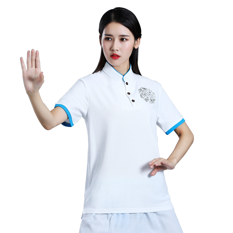 短袖文化衫T恤太极服女男