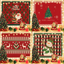 圣诞节ins风装 饰背景Christmas拍照氛围挂布圣诞老人节日墙布挂毯