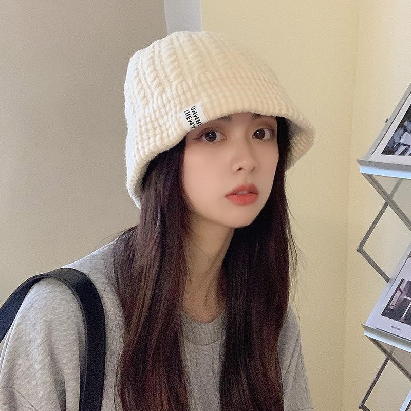 产妇月子帽产后秋冬季毛线帽子女孕妇孕妈冬天外出保暖渔夫帽冬款