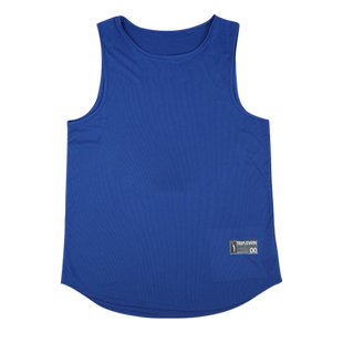 美式篮球背心跑步健身外穿无袖汗衫男女纯色运动服宽松训练服春夏