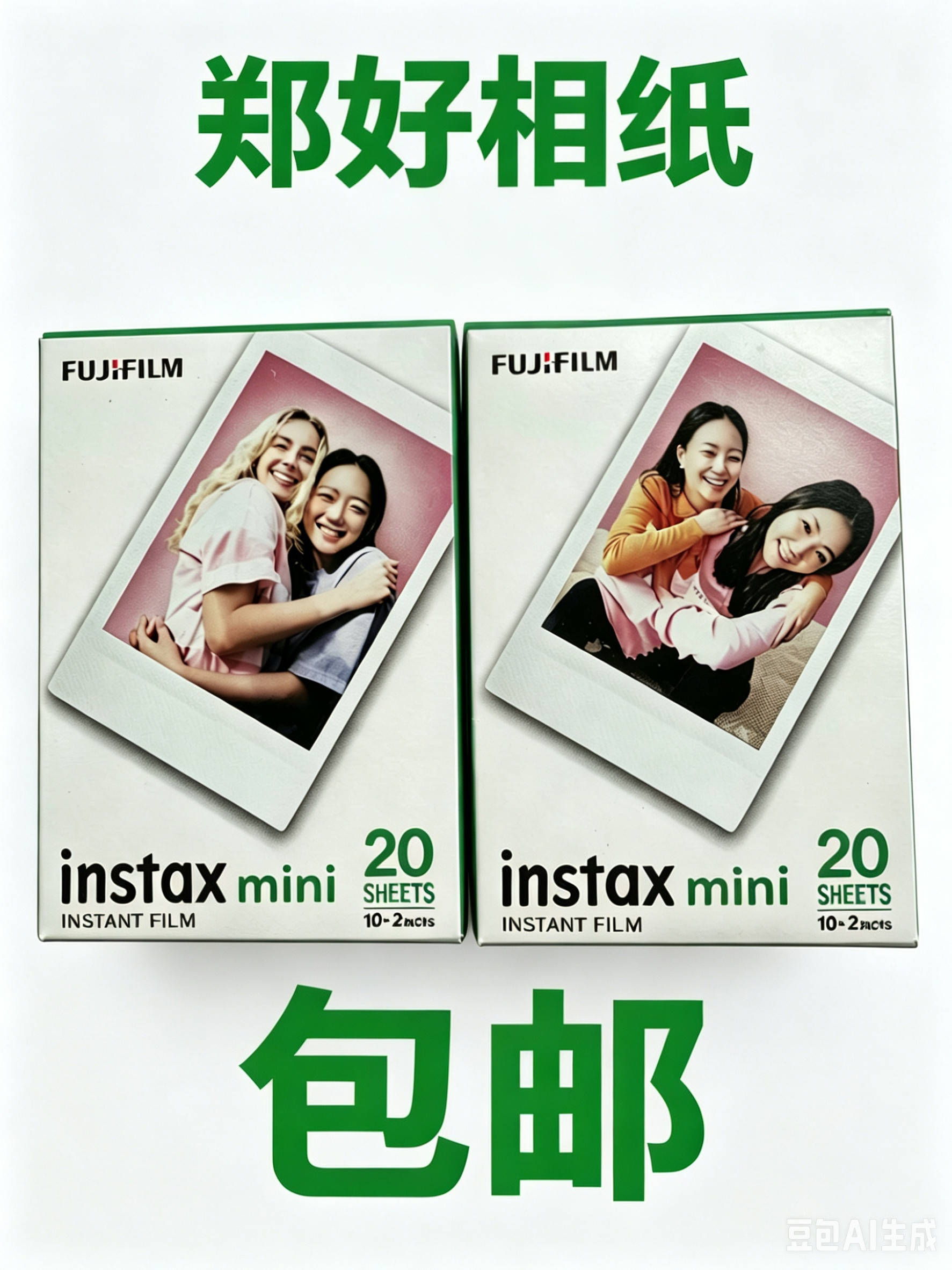 富士拍立得相纸mini7+/8/9/11/12/25/40/70