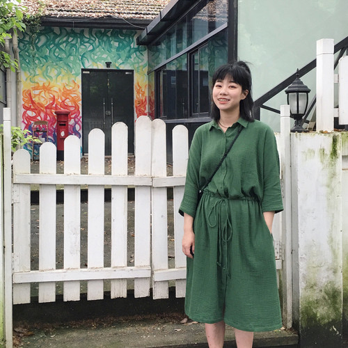 连衣裙大码显白vintage慵懒风ins