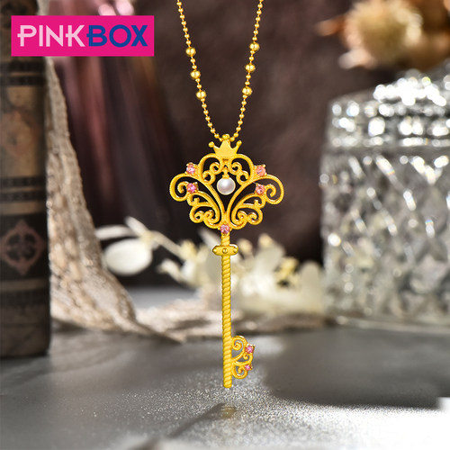PINKBOX珠宝蝴蝶权杖吊坠女