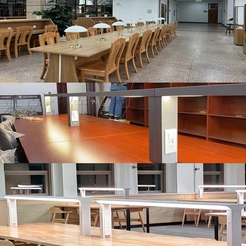 来喜铝材玻璃LED防眩图书馆台灯