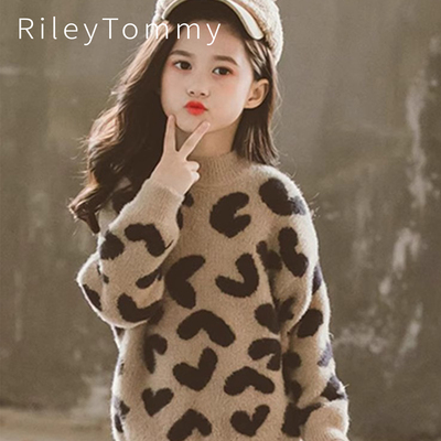 英国RileyTommy女童高领毛衣