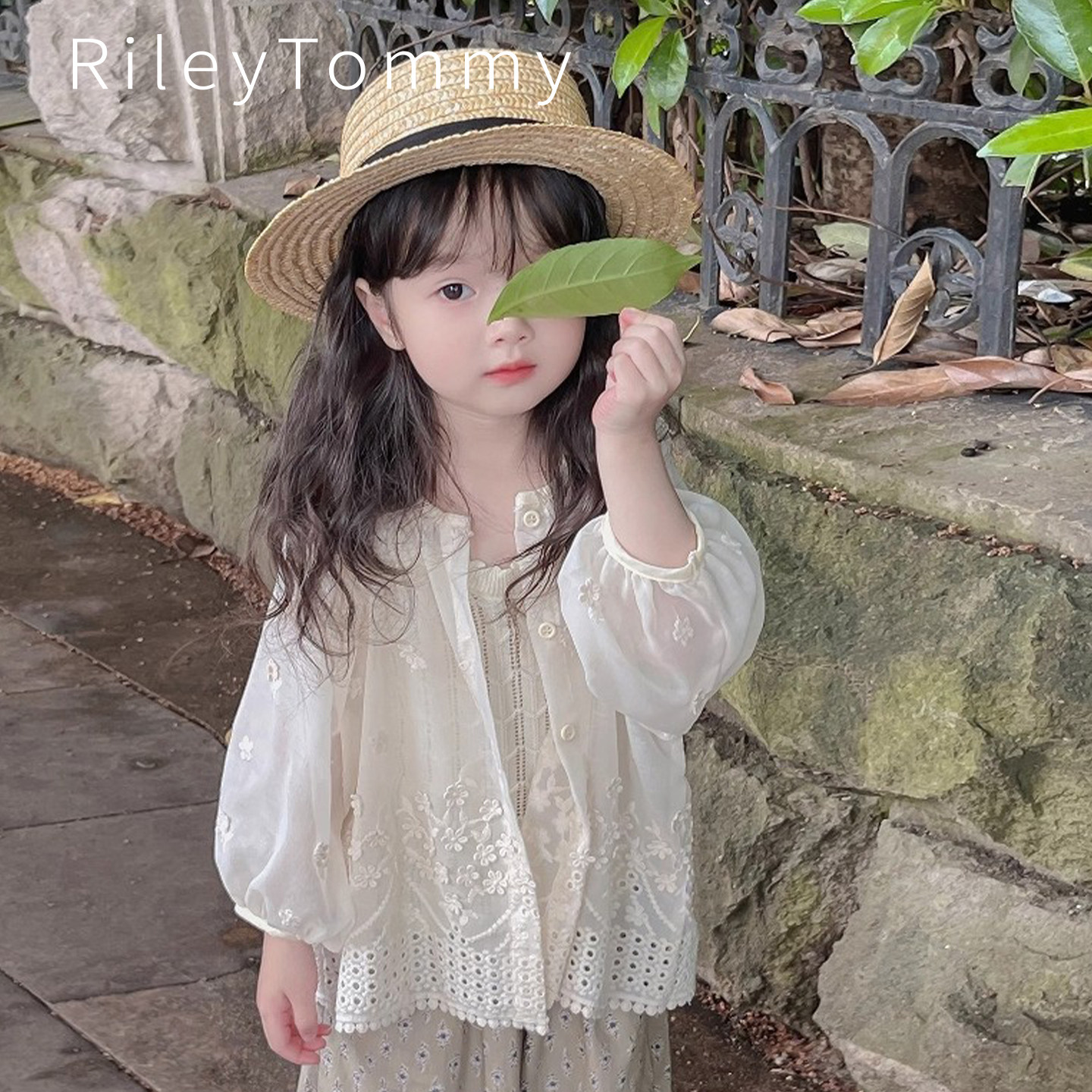 英国RileyTommy女童防晒衣夏装2026新款法式外套儿童薄款蕾丝开衫,童装/婴儿装/亲子装,套装,淘宝优惠券,粉丝福利购,淘宝优惠卷