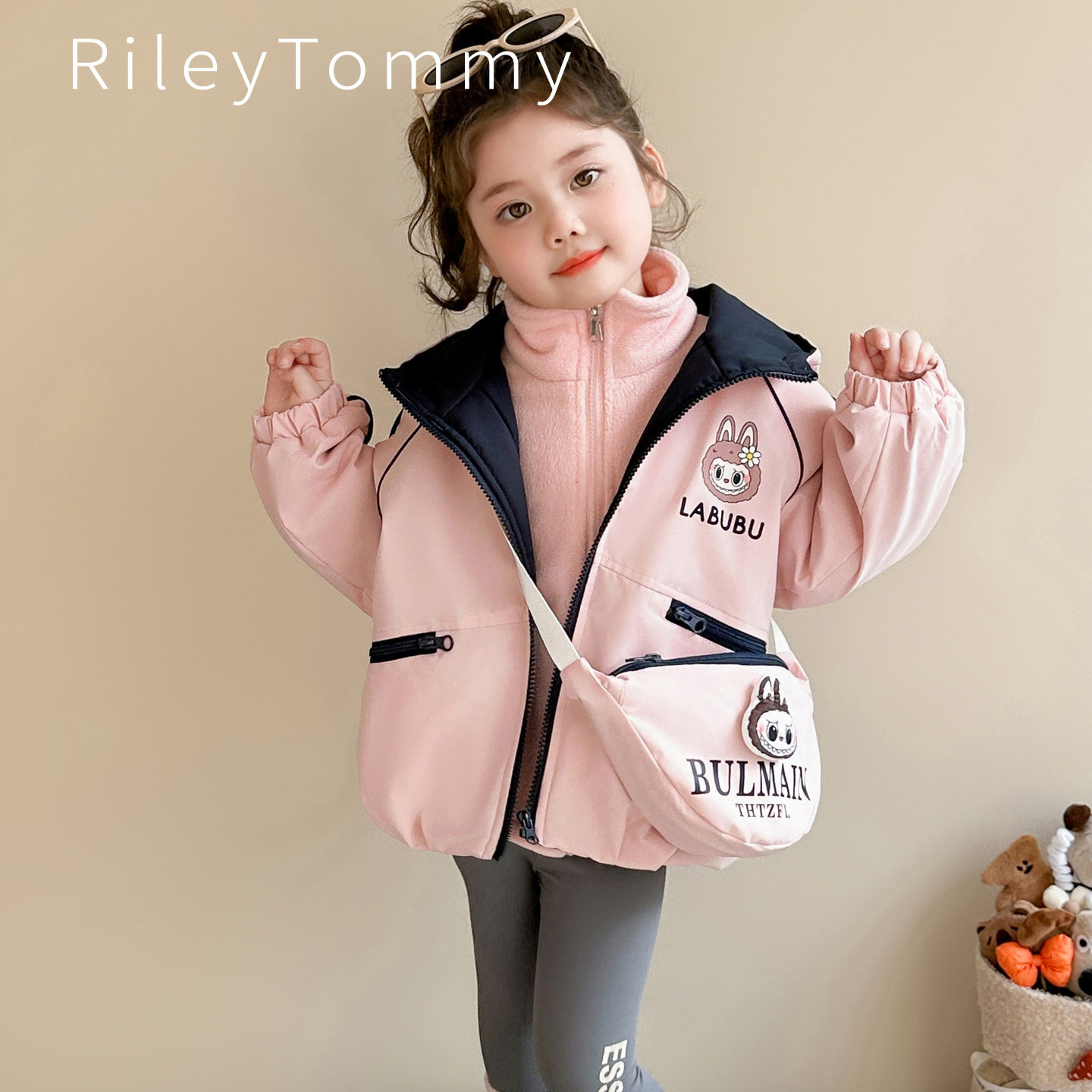 英国RileyTommy女童加厚冲锋衣三合一三防新款儿童夹棉外套户外服,童装/婴儿装/亲子装,儿童冲锋衣,淘宝优惠券,粉丝福利购,淘宝优惠卷