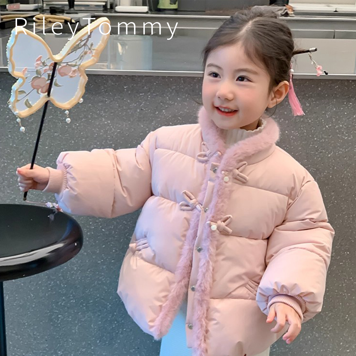 英国RileyTommy儿童国风羽绒服