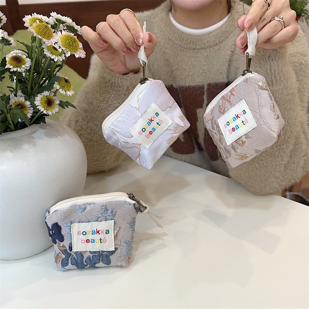 312185 化妆包女便携ins口红眼影粉饼随身小号包迷你化妆品收纳包