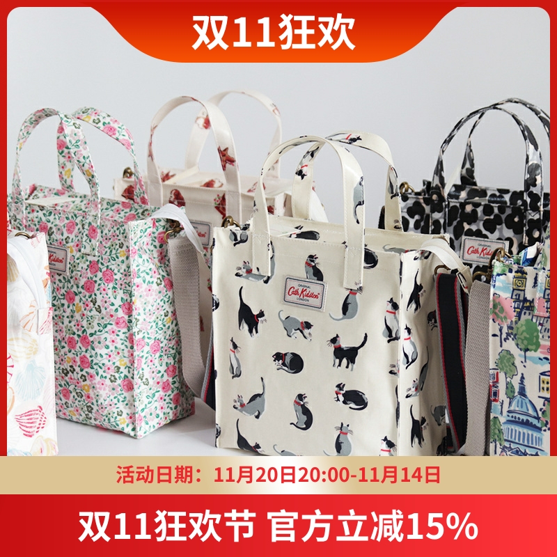 cathkidston2025小方包印花手提包防水出口英国订单单肩斜挎女包