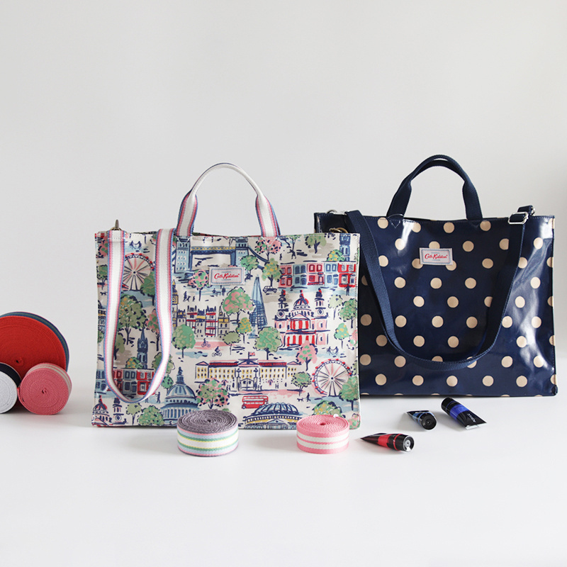 kidston防水碎花油布单肩包