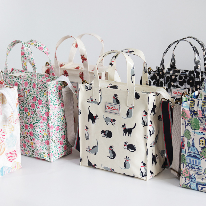 cathkidston2025小方包印花手提包防水出口英国订单单肩斜挎女包