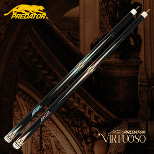 PREDATOR美洲豹艺术大师CRM款台球杆中式黑八九球大头杆桌球杆