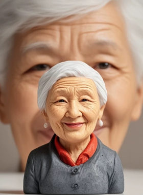 来图片订制3D全彩打印模型摆件