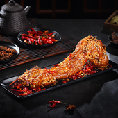 美食作家王刚手撕兔720g四川香辣兔子肉麻辣烤兔冷吃兔即食无添加
