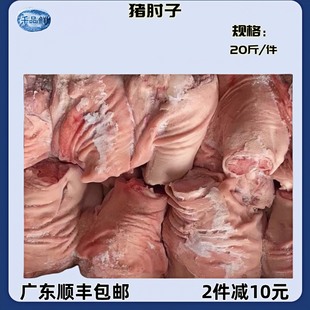 新鲜冷冻猪肘子 猪前肘大肘子酱猪肘食材肘子生鲜卤食生猪蹄20斤