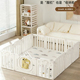 婴儿游戏围栏防护栏室内家用宝宝地上围栏儿童爬行垫栅栏