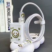 适用红米Note14 note14pro手机数据线保护套小米45W充电器保护线