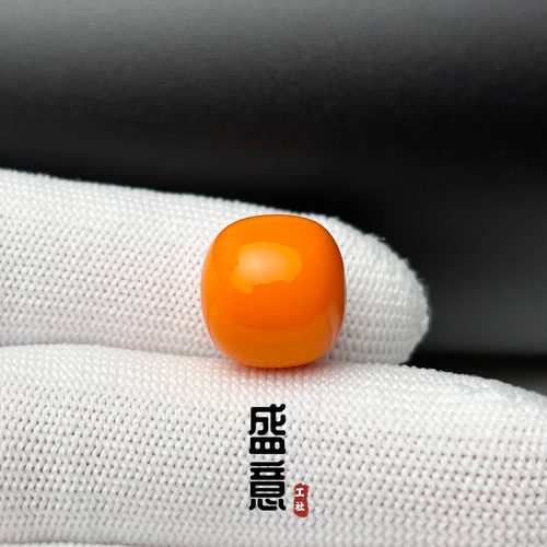 雪巴琉璃珠老型桶珠黄色腰珠顶珠单珠星月菩提配饰绿松石散珠配珠