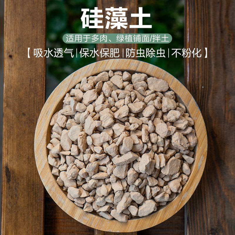 硅藻土纯颗粒多肉铺面石