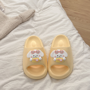 拖鞋家居室内可爱女款高颜值eva一体成型防臭卡通四季居家一字拖