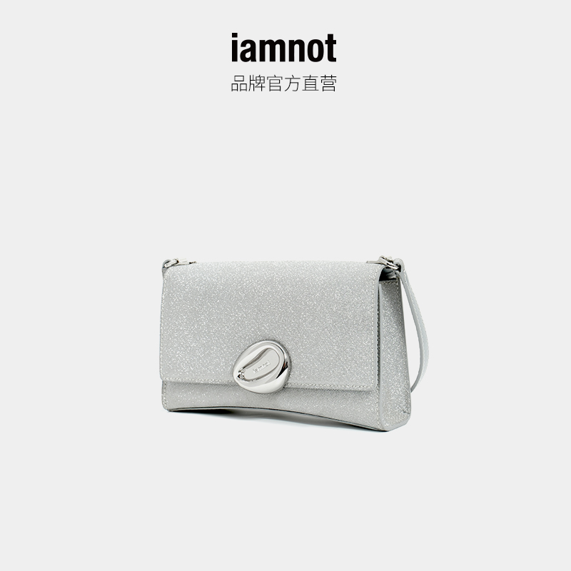 iamnot设计师款亮钻小方包