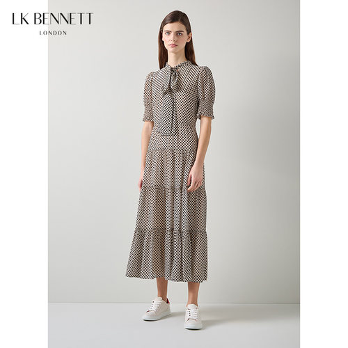 lkbennett复古优雅A字裙型