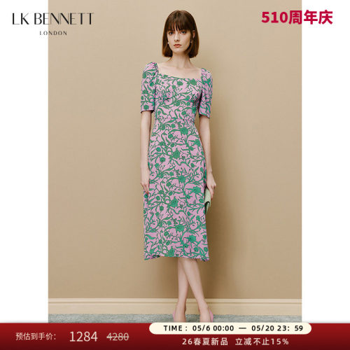 lkbennett优雅A字型连衣裙