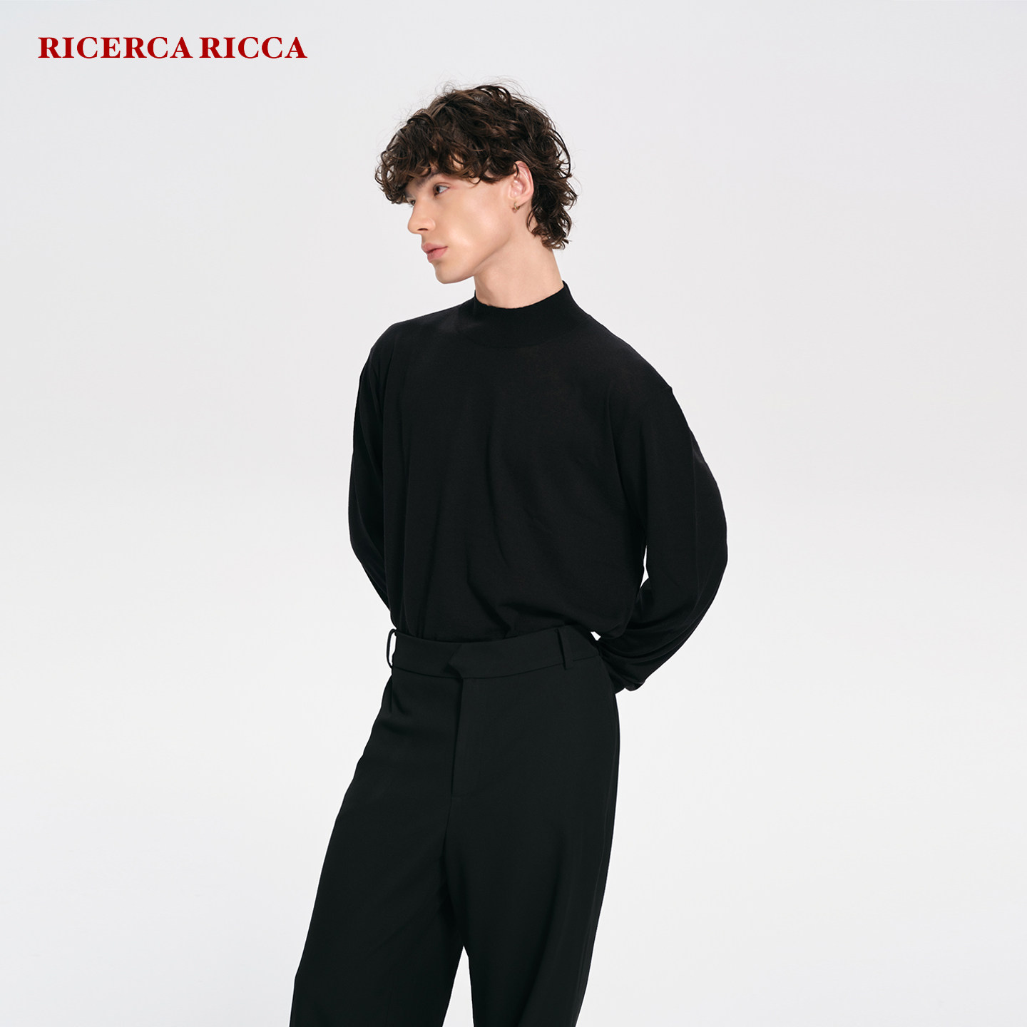 【RiRi】Ricerca Ricca 简约休闲百搭宽松舒适垂感阔腿西裤男款