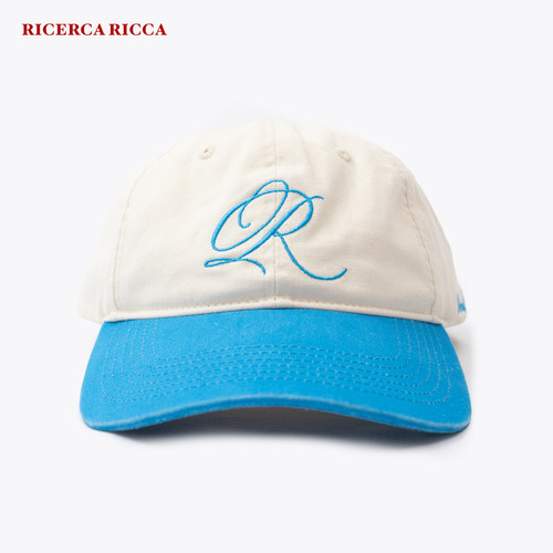 【RiRi】Ricerca Ricca 复古休闲软顶弯檐遮阳刺绣棒球帽鸭舌帽