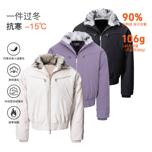 CATSSTAC 三代哈灵顿羽绒雕cleanfit 三防面料 高效锁温 冬季保暖