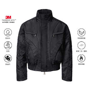 锁温保暖 冬季 防寒抗冻 3M新雪丽飞片立领棉服cleanfit CATSSTAC