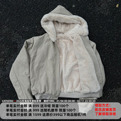 CATSSTAC 座山雕加绒加厚外套男cleanfit重磅帆布水洗棉服夹克