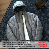 CATSSTAC 轻型保暖锁温 700蓬 幻视斜拉链连帽羽绒服男 90白鸭绒