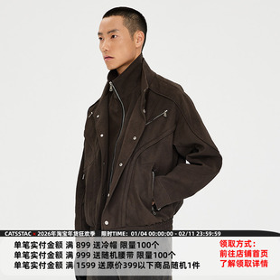 CATSSTAC 猎装四拉链夹克二代 独特翻领设计 立体挺阔 轻奢质感