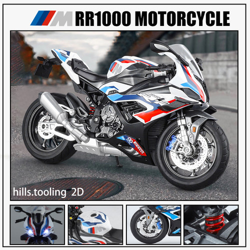 合金1/9精工宝马M版双R1000车模