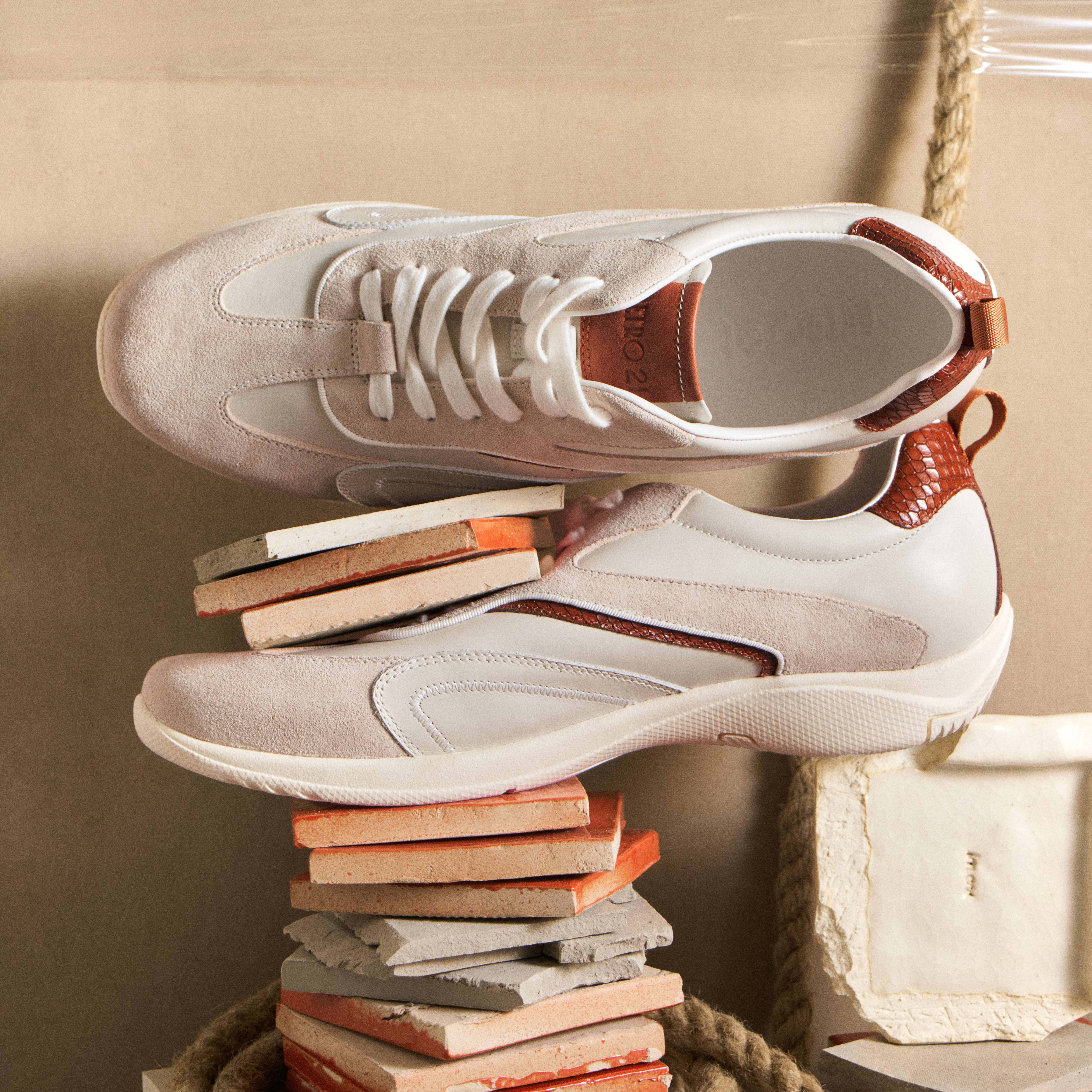 Retro 21 R21 意大利VIBRAM胎牛反绒牛皮拼接复古百搭休闲运动鞋