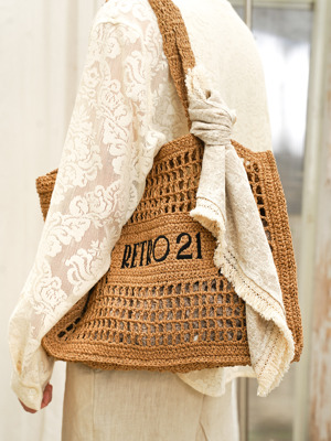 Retro21编织镂空休闲手提袋