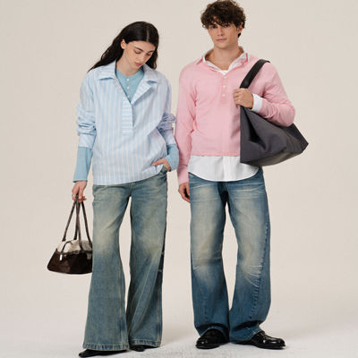 Retro21亨利领羊毛宽松打底衫