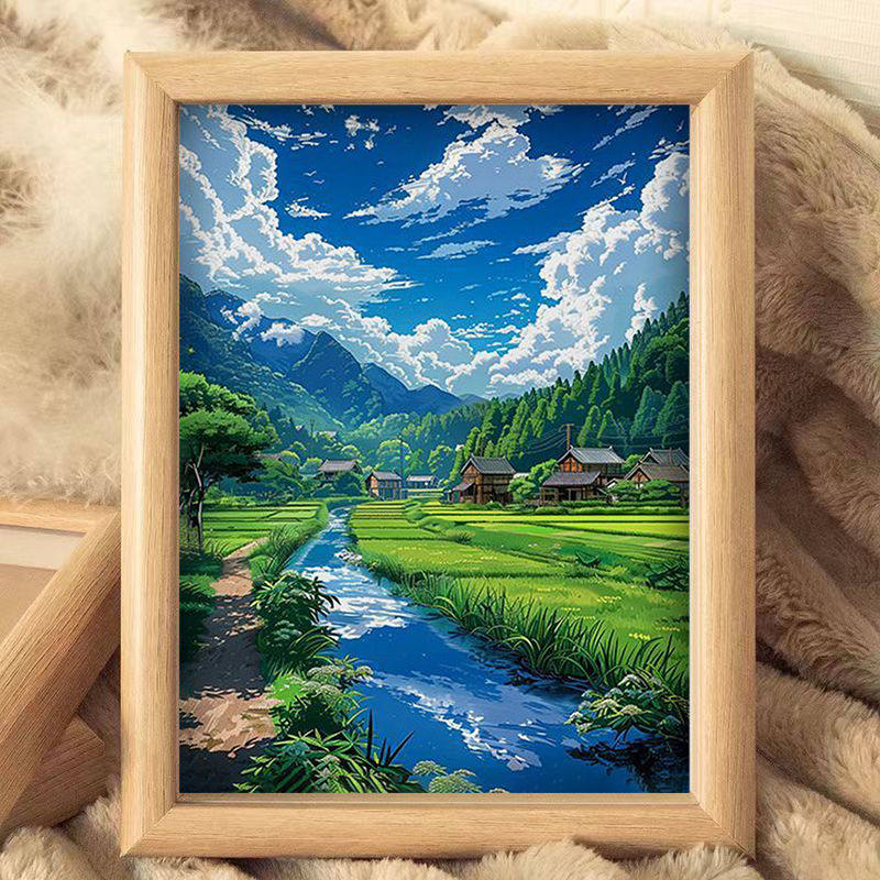 故乡的原风景桌面摆件相框居家装饰礼物中国风客厅卧室轻奢画框潮,家居饰品,相框/画框,淘宝优惠券,粉丝福利购,淘宝优惠卷