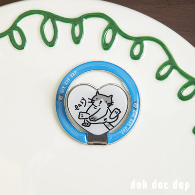 dokdatdap原创猫咪爱心磁吸手机支架个性可爱手绘磁吸支架小众款