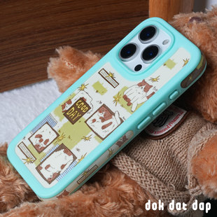 dokdatdap慵懒猫咪苹果iphone17promax手机壳磁吸可爱适用苹果16promax保护套全包趣味苹果17手机壳卡通女生