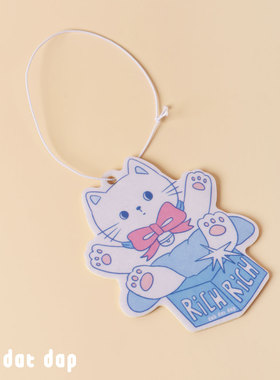 dokdatdap《赠送款的香片》黑冰味香片可爱个性清新车挂衣柜挂片