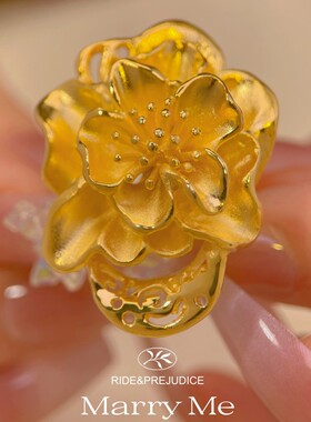 女仿真黄金新娘结婚仿真三金